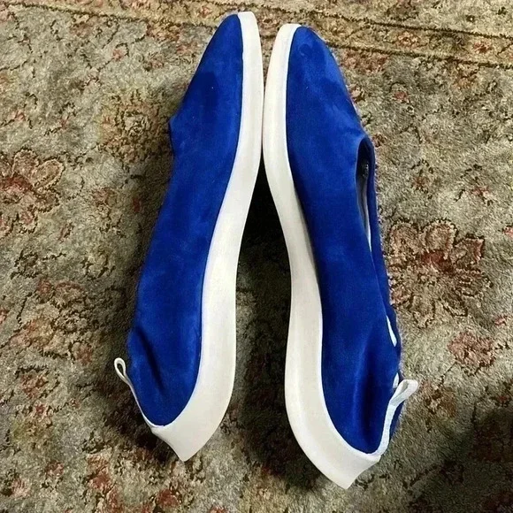 P448 Bella Blue Suede Flat ballet EU 38 US 7.5 - Picture 8 of 9